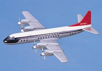 Northwest Airlines L-188 Scale Model Aircraft