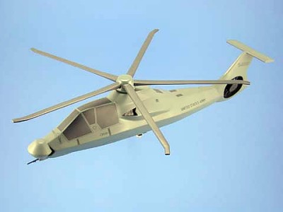 RAH-66 COMANCHE ARMY SCALE MODEL HELICOPTER