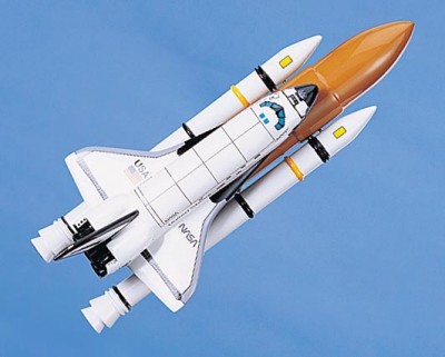 SPACE SHUTTLE WITH BOOSTER SCALE MODEL AIRCRAFT