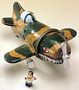 P-47 Razorback Porcelain Hinged Box With Pilot