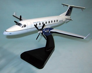 Beechcraft 1900D Continental Express Custom Scale Model Aircraft