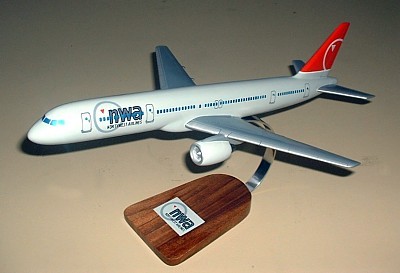 Northwest Airlines Boeing 757 Custom Scale Model Aircraft