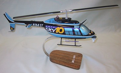 Bell 206 KGTV Sky10 News Helicopter Custom Scale Model Aircraft