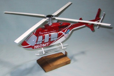 Bell 407 Valley Childrens Hospital Helicopter Custom Scale Model Aircraft