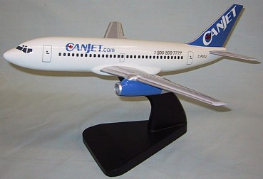 Canjet Boeing 737 Custom Scale Model Aircraft