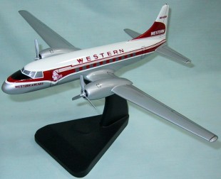 Convair 240 Western Airlines Custom Scale Model Aircraft