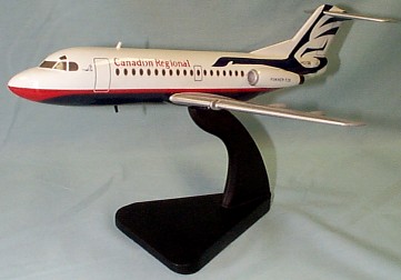 Fokker F28-1000 Canadian Regional Custom Scale Model Aircraft
