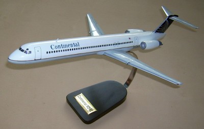 Continental Airlines MD-82 Custom Scale Model Aircraft
