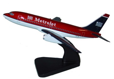 Us Airways Boeing 737 Metrojet Custom Scale Model Aircraft