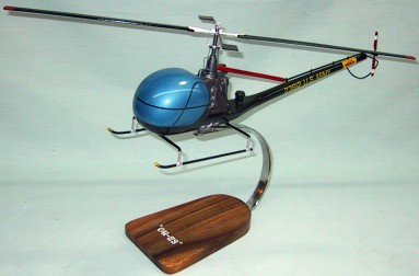 Us Army OH-23 Helicopter Custom Scale Model Aircraft