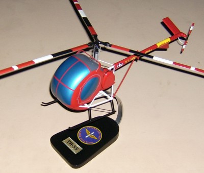 Us Army TH-55 Helicopter Custom Scale Model Aircraft