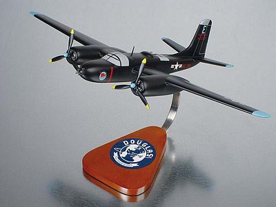 A-26 INVADER SOLID NOSE SCALE MODEL AIRCRAFT