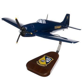 F-6F HELLCAT BLUE ANGELS SCALE MODEL AIRCRAFT