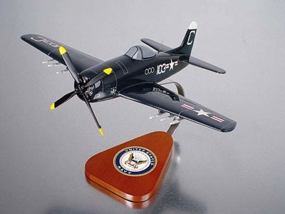 F-8F BEARCAT NAVY SCALE MODEL AIRCRAFT