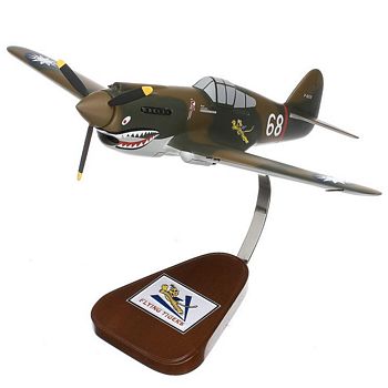 P-40 WARHAWK AVG FLYING TIGERS SCALE MODEL AIRCRAFT