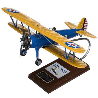 PT-17A Stearman Kaydett 1/22 Scale Model Aircraft