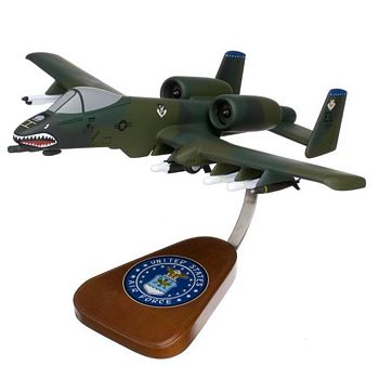 A-10 THUNDERBOLT CAMOUFLAGE WITH SHARK FACE SCALE MODEL AIRCRAFT