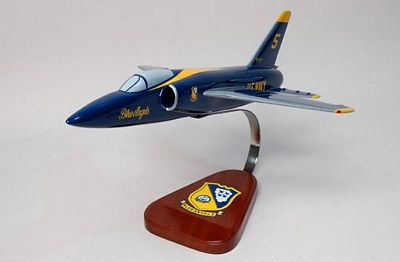 F-11F TIGER BLUE ANGELS SCALE MODEL AIRCRAFT