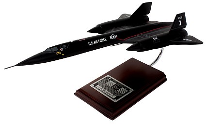 SR-71 Blackbird1/63 Scale Model Aircraft Signed By Bob Gilland