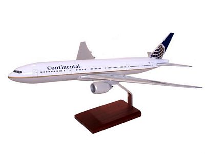 B737-800 Continental Airlines 1/100 Scale Model Aircraft