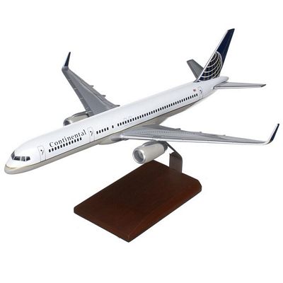 B757-200 Continental Airlines 1/100 Scale Model Aircraft