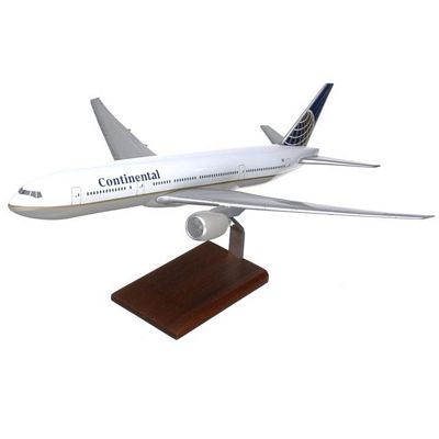B777-200 Continental Airlines 1/200 Scale Model Aircraft