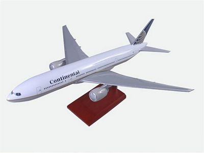 BOEING 777-200 CONTINENTAL SCALE MODEL AIRCRAFT
