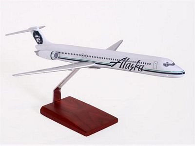 MD-80 Alaska Airlines 1/100 Scale Model Aircraft