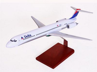 MD-80 Delta Airlines 1/100 Scale Model Aircraft