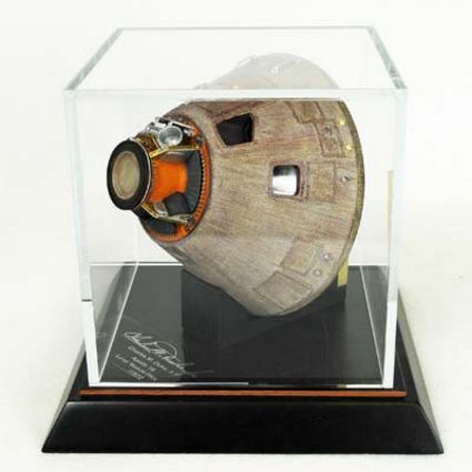 Apollo Capsule signed by Charlie Duke 1/24 Scale Model