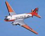 C-47 Skytrain Navy Orange Scale Model Aircraft