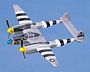 P-38J Lightning Small Scale Model Aircraft