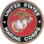 United States Marine Corps Wooden Hand Carved Seal Plaque