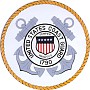 United States Coast Guard Wooden Handcarved Seal Plaque