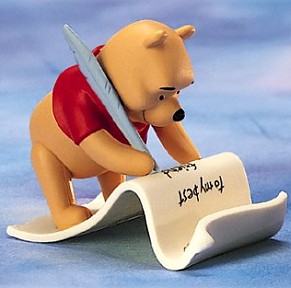 POOH SPELLS FRIENDSHIP Y-O-U. - POOH AND FRIENDS FIGURINE