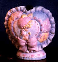 PRECIOUS MOMENTS GIRL WITH BUTTERFLY BABY BANK