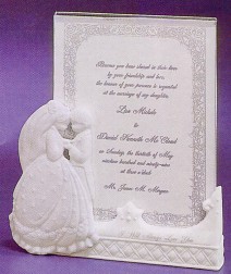 PRECIOUS MOMENTS INVITATION HOLDER