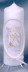 PRECIOUS MOMENTS WHITE UNITY CANDLE