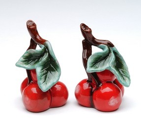 Red Cherries Salt And Pepper Shakers