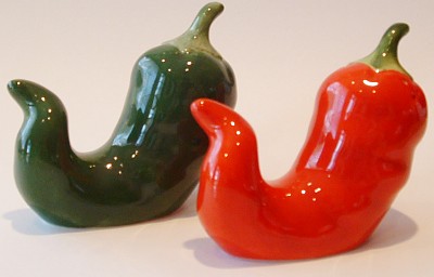 Chili Peppers Salt And Pepper Shakers