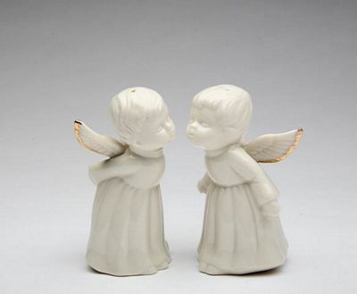 Angels Kissing Salt And Pepper Shakers