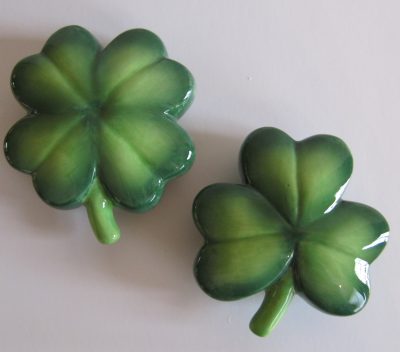 Shamrock Salt And Pepper Shakers