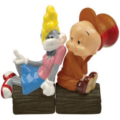 Elmer Fudd In Love Salt And Pepper Shakers