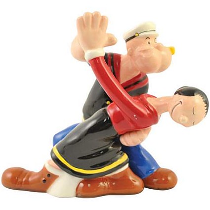 Popeye And Olive Oyl Dancing Salt And Pepper Shakers