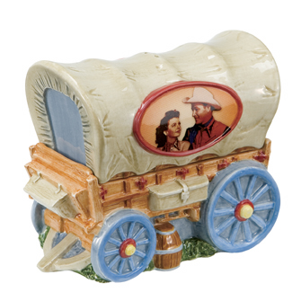 Roy Rogers And Dale Evans Wagon Salt And Pepper Shakers