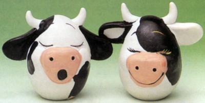 Cow Salt And Pepper Shakers