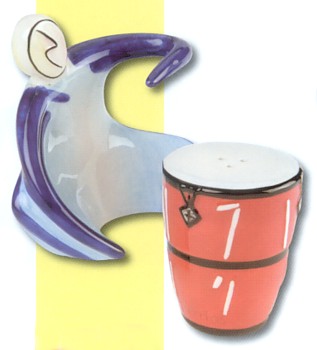 VIVA LA MUSICA SALT AND PEPPER SHAKERS