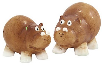 POTATO HIPPO HOME GROWN SALT AND PEPPER SHAKERS