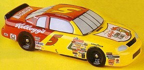TERRY LABONTE KELLOGGS STOCK CAR SALT AND PEPPER SHAKERS