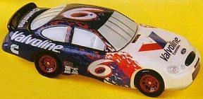 MARK MARTIN VALVOLINE STOCK CAR SALT AND PEPPER SHAKERS
